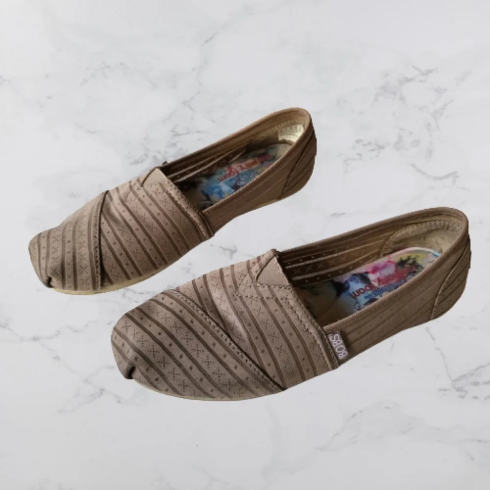 Skechers Bobs Plush-Prima Pup Slip on Ballet Flat Women's